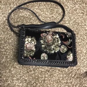 Aldo embroidered crossbody purse